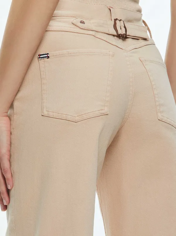 Women Alice and Olivia Ernie Low Rise Buckle Back Jean