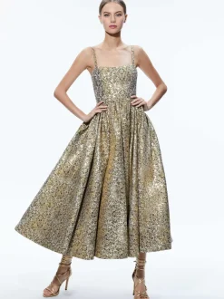 Women Alice and Olivia Fay Midi Dress