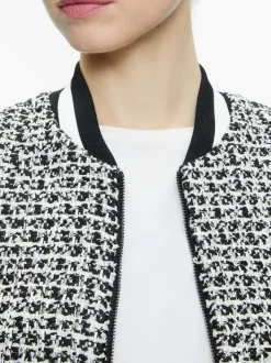 Women Alice and Olivia Felisa Varsity Bomber Jacket