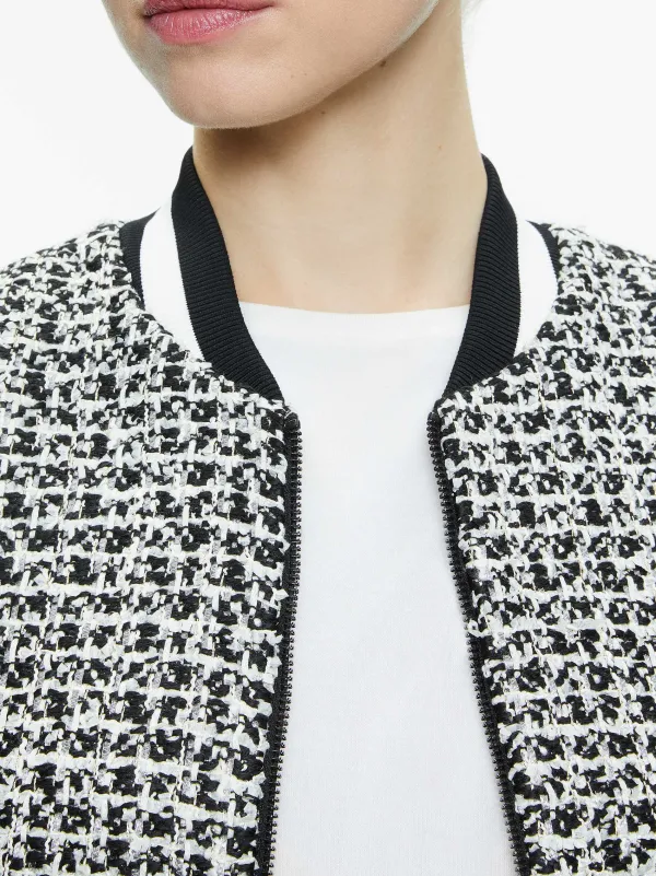 Women Alice and Olivia Felisa Varsity Bomber Jacket