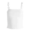 Women Alice and Olivia Gretel Looped Strap Tank