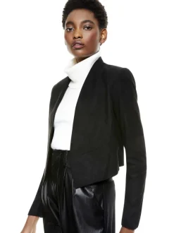 Women Alice and Olivia Harvey Suede Jacket