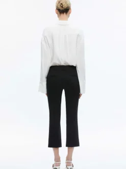 Women Alice and Olivia Janis Low Rise Cropped Flare Pant