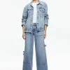Women Alice and Olivia Jeff Oversized Denim Jacket