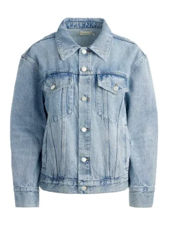 Women Alice and Olivia Jeff Oversized Denim Jacket