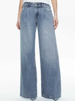 Women Alice and Olivia Jojo Low Rise Full Length 5 Pocket Jean