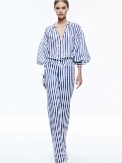 Women Alice and Olivia Julius Voluminous Blouson Sleeve Blouse