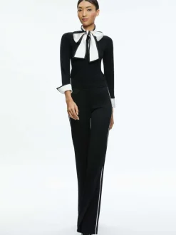 Women Alice and Olivia Justina Pullover