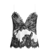 Women Alice and Olivia Katja Cutaway Lace Slip Top