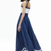 Women Alice and Olivia Katz Maxi Pleated Skirt