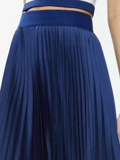 Women Alice and Olivia Katz Maxi Pleated Skirt