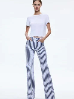 Women Alice and Olivia Keira Mid Rise 70S Bootcut Jean