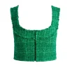 Women Alice and Olivia Kensie Scoop Neck Cropped Bustier