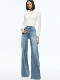 Women Alice and Olivia Kirk Wrap Front Hoodie