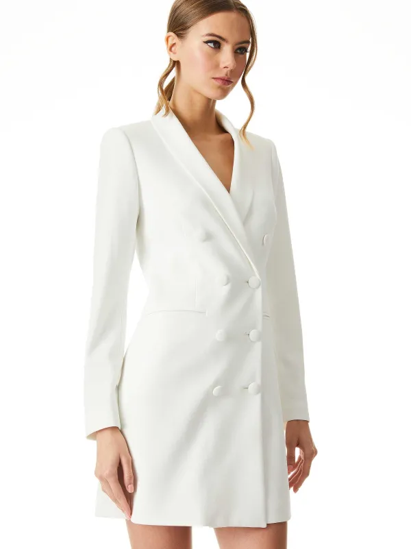 Women Alice and Olivia Kyrie Tuxedo Dress