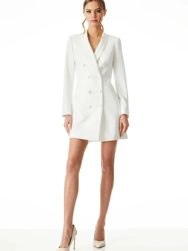 Women Alice and Olivia Kyrie Tuxedo Dress