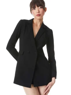 Women Alice and Olivia Kyrie Tuxedo Skort Romper