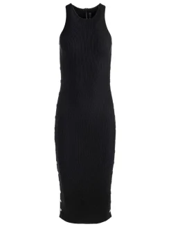 Women Alice and Olivia Lalita Side Snap Midi Dress