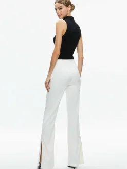 Women Alice and Olivia Lara Side Slit Pant