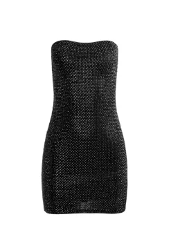 Women Alice and Olivia Leia Strapless Embellished Mini Dress