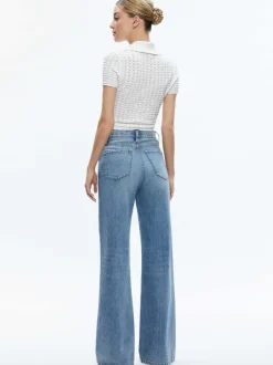 Women Alice and Olivia Linda Cropped Polo