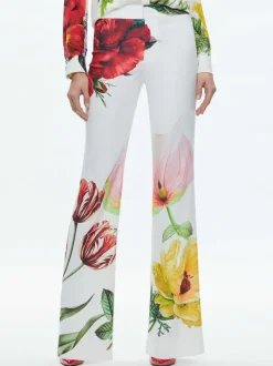 Women Alice and Olivia Livi Mid Rise Trouser