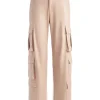 Women Alice and Olivia Luis Vegan Leather Cargo Pant