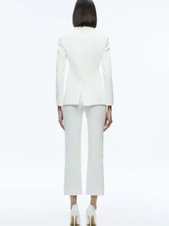 Women Alice and Olivia Macey Slit Sleeve Blazer