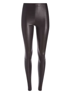 Women Alice and Olivia Maddox Side Zip Leather Legging