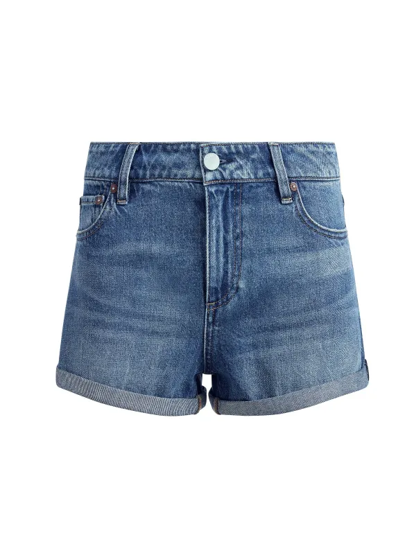 Women Alice and Olivia Maggie Mid Rise Vintage Shorts