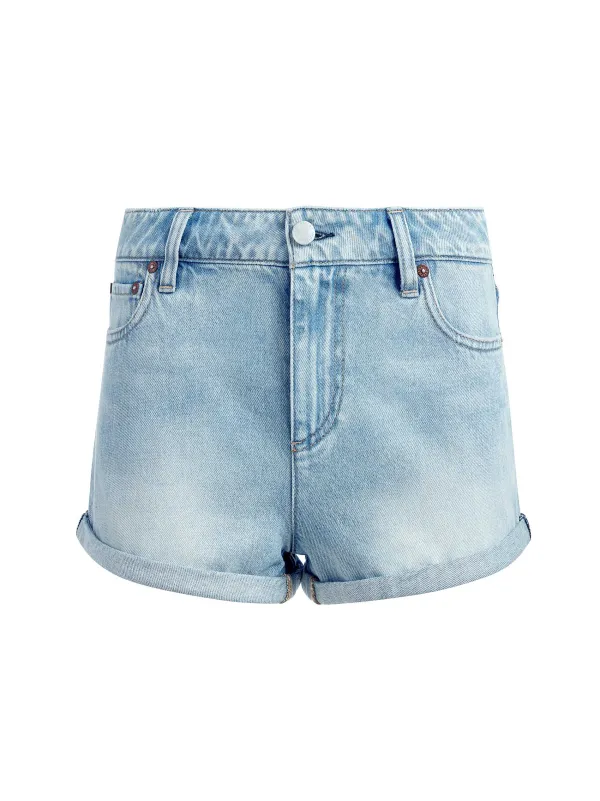 Women Alice and Olivia Maggie Mid Rise Vintage Shorts