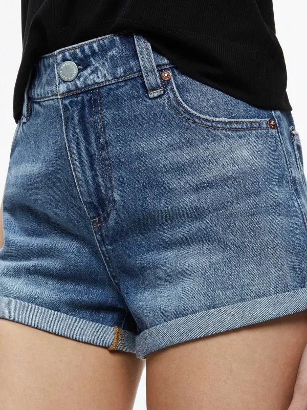 Women Alice and Olivia Maggie Mid Rise Vintage Shorts