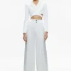 Women Alice and Olivia Mame High Rise Wide Leg Pant