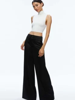 Women Alice and Olivia Mame High Rise Wide Leg Pant