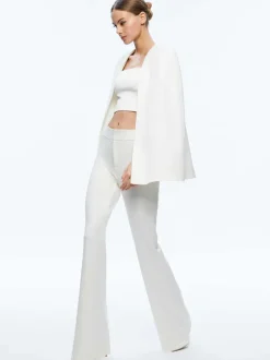 Women Alice and Olivia Marica Square Neck Cape Top