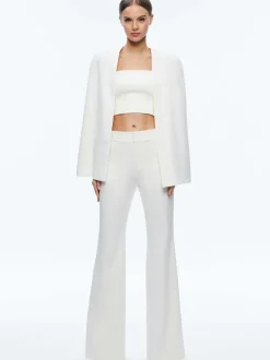 Women Alice and Olivia Marica Square Neck Cape Top