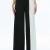 Women Alice and Olivia Meri Color Block Blazer Top + Pompey Color Block Pant