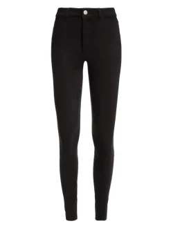 Women Alice and Olivia Mikah Single Button Suede Pant