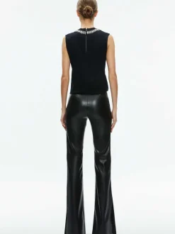 Women Alice and Olivia Miller Embellished Muscle Tank