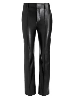 Women Alice and Olivia Ming Vegan Leather Ankle Pant