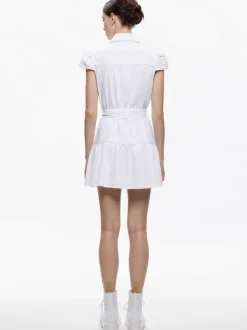 Women Alice and Olivia Miranda Mini Denim Dress