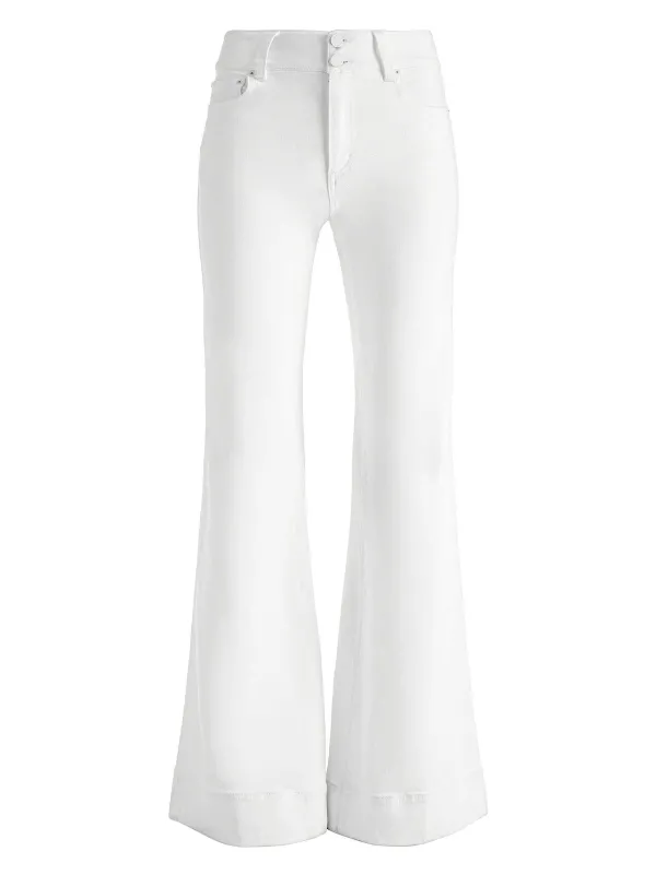 Women Alice and Olivia Missa 5 Pocket High Rise Wide Leg Jean