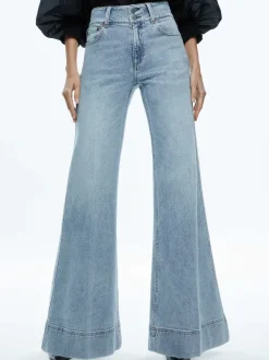 Women Alice and Olivia Missa High Rise Wide Leg Jean