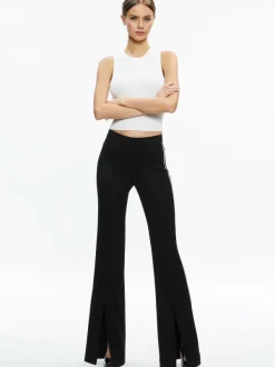 Women Alice and Olivia Mya Contrast Piping Fitted Blazer + Princess Contrast Piping Pant