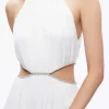 Women Alice and Olivia Myrtice Embellished Cut Out Maxi Dress