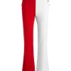 Women Alice and Olivia Narin High Rise Button Front Pant