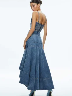 Women Alice and Olivia Natacha Spaghetti Strap Bustier