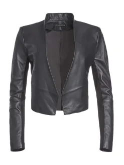 Women Alice and Olivia New Harvey Leather Jacket