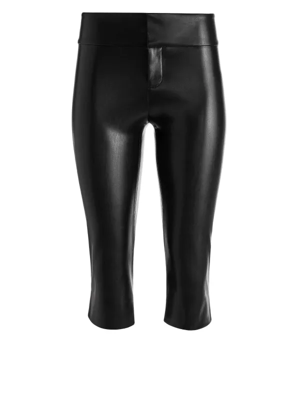 Women Alice and Olivia Olivia Low Rise Vegan Clam Digger Pant