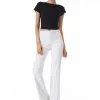 Women Alice and Olivia Olivia Vegan Leather Bootcut Pant